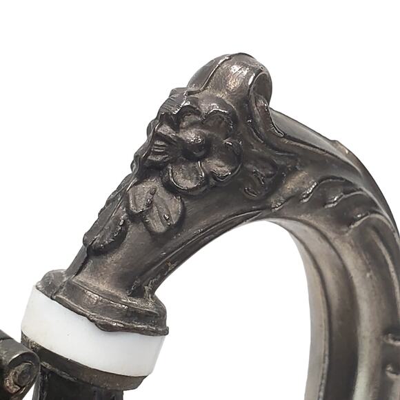 Antique Silver Plated Footed Teapot 2 Sizes Tableware Decorative 9" Tall - Picture 7 of 16